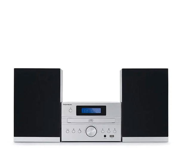 Thomson Mini Bluetooth Bass Boost CD DAB+ 50W Srebrna - 1350698 - zdjęcie